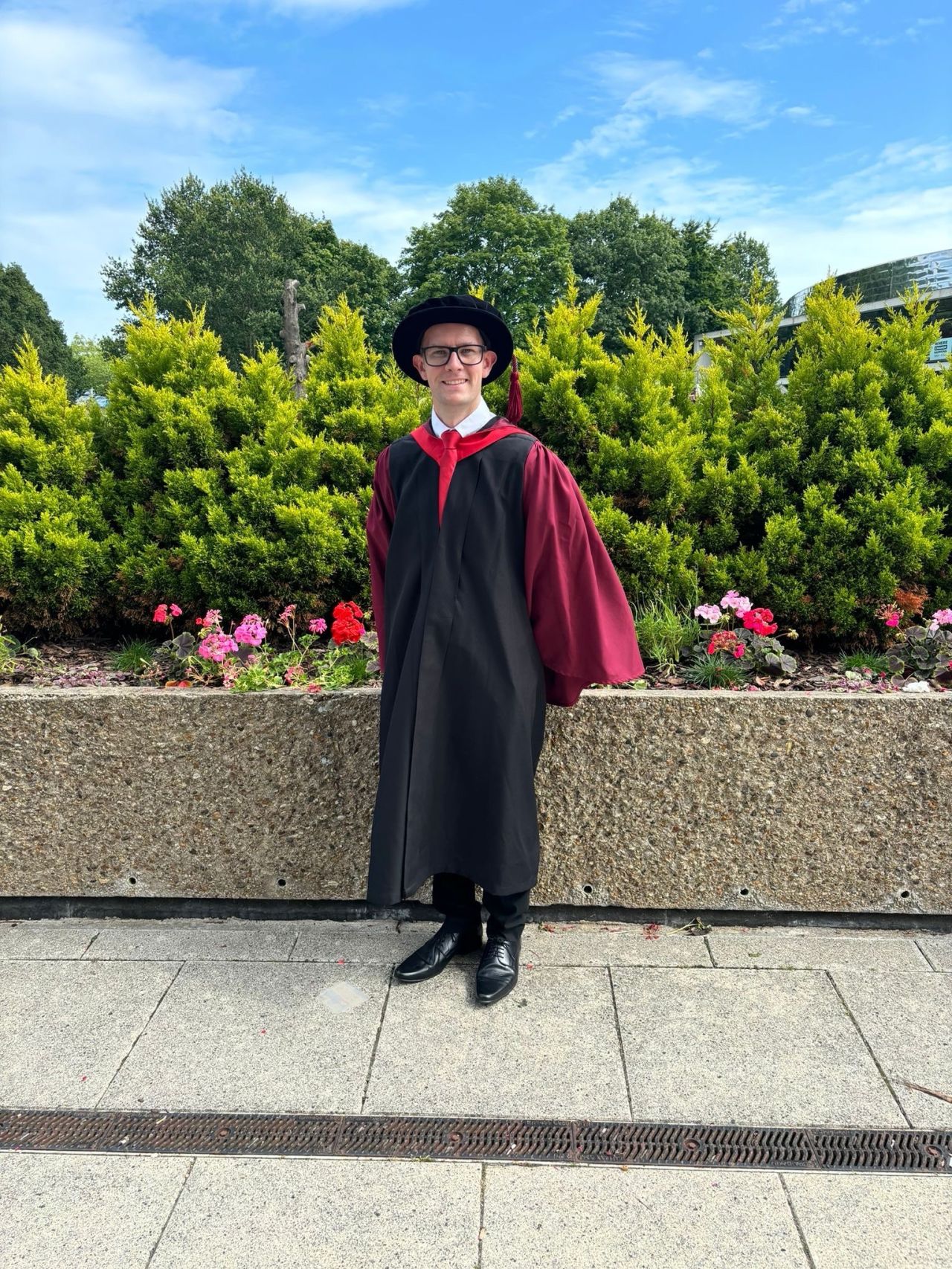 Dr Liam Noll at his graduation