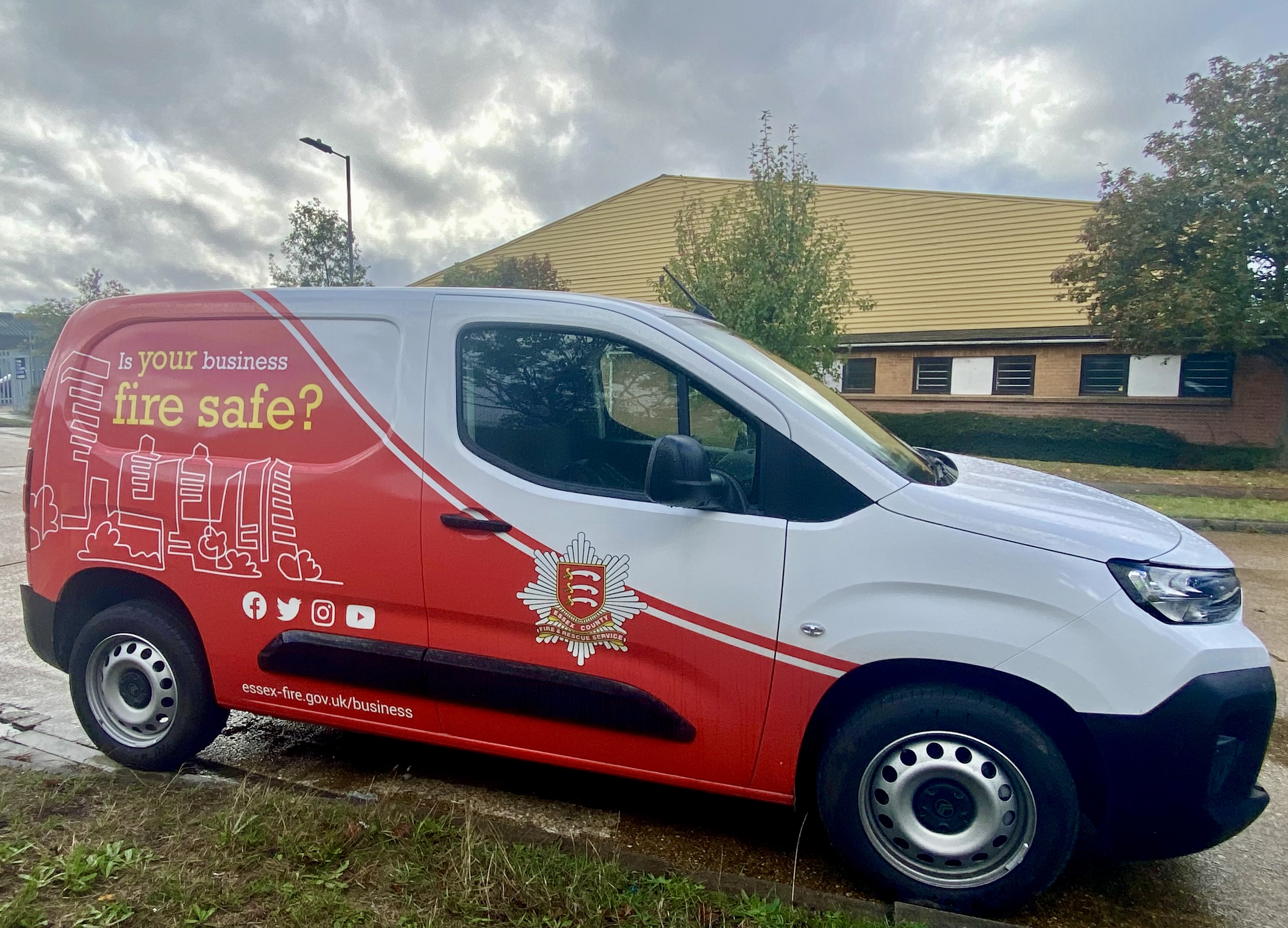 Business Engagement Team van outside businesses