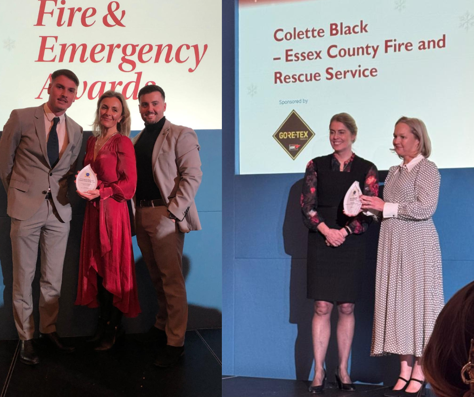 Ollie, Claire, Keaton and Colette at Excellence in Fire and Emergency Awards 2024