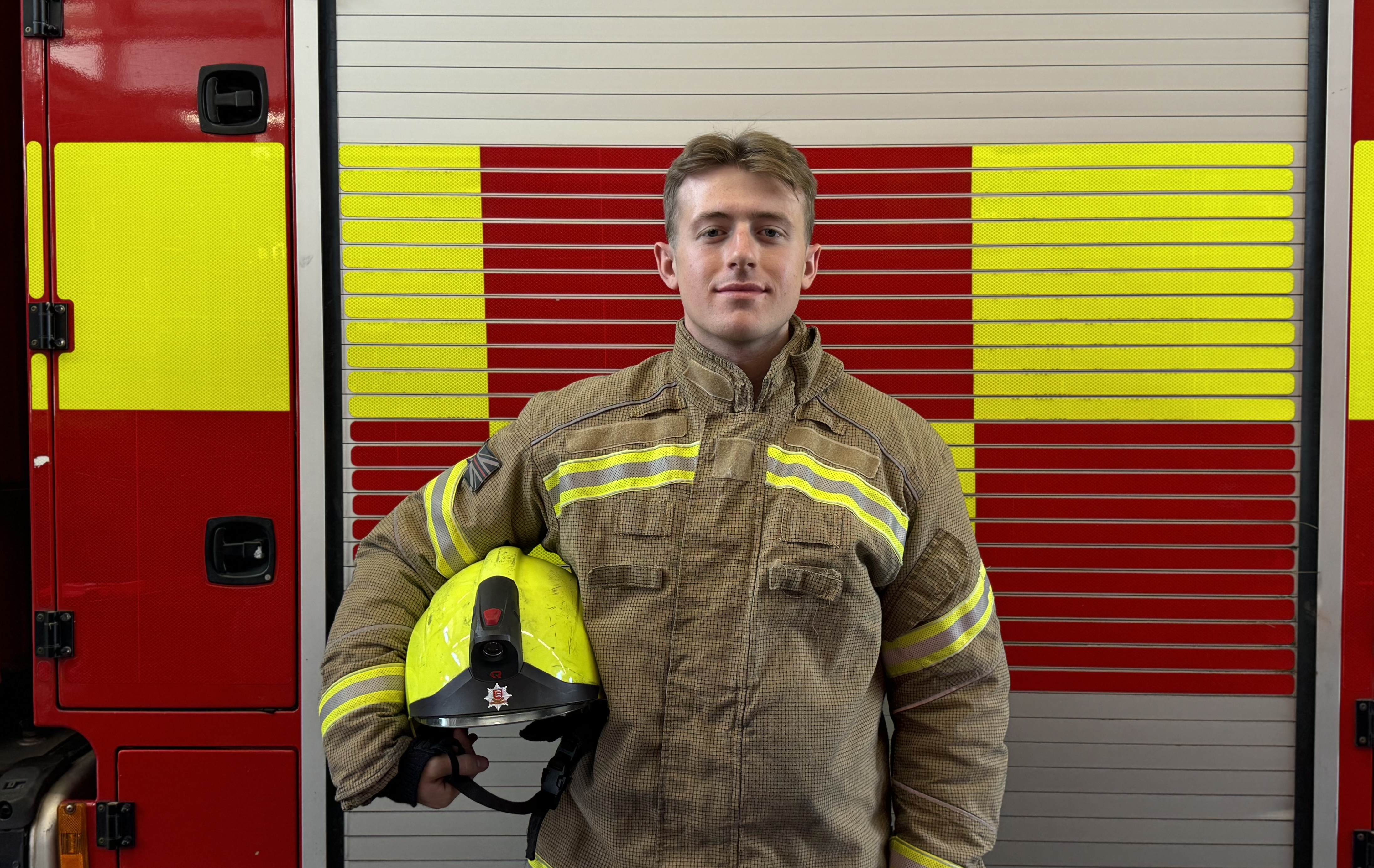 Firefighter Dominic Mackley