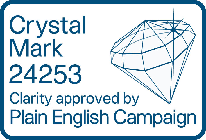 Crystal Mark for Plain English and Accessible Design