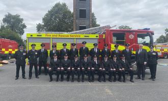 17 new firefighters are welcomed into our fire service
