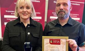 Laura Fuller and Steve Tovey AFSA Awards 2023
