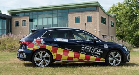 The side view of the ECFRS FireCar