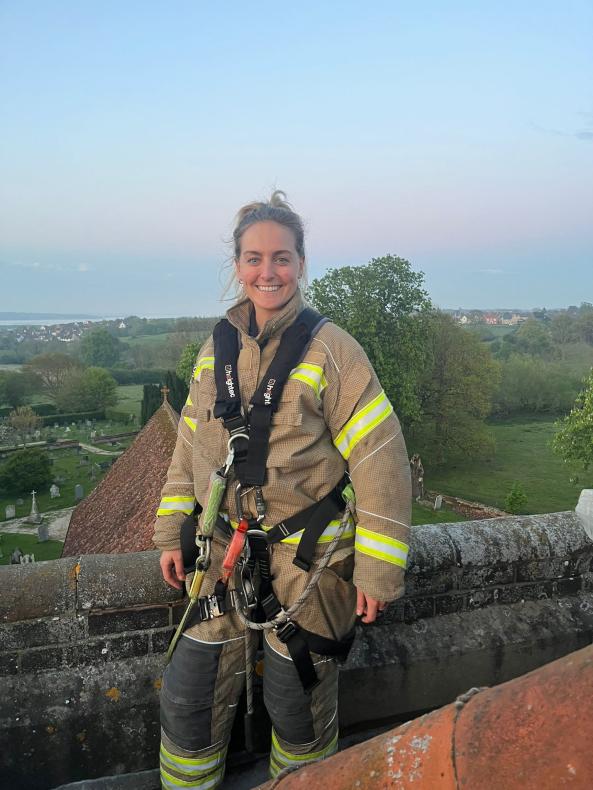 Firefighter Emma Jane Hawkings