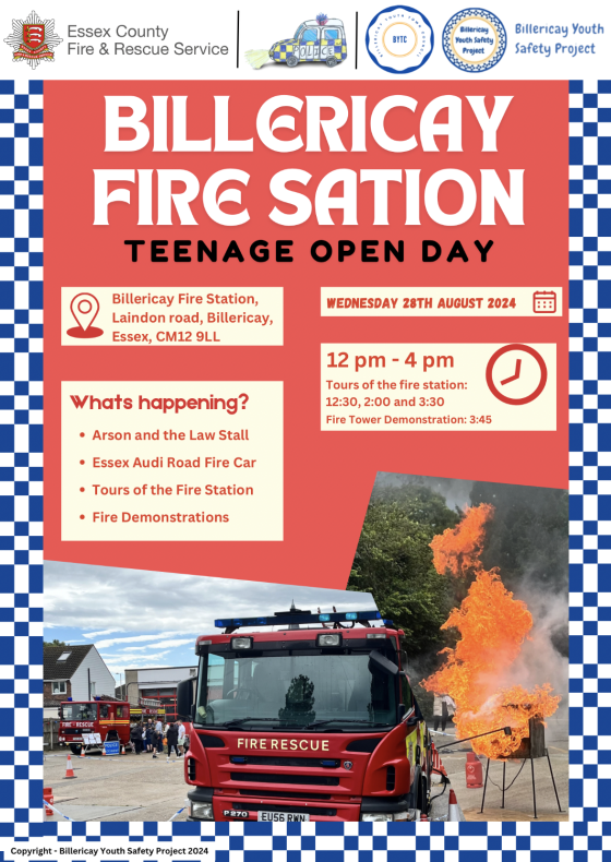 Billericay Fire Station teenage open day
