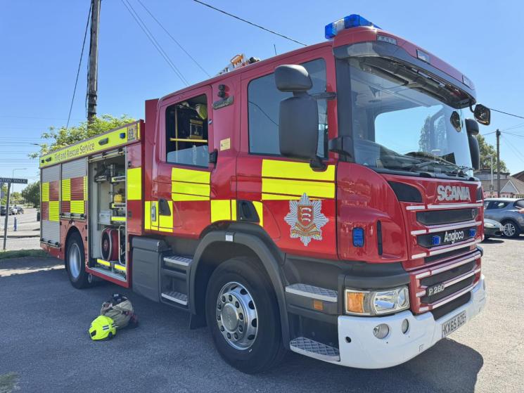 Wickford Fire Station fire engine
