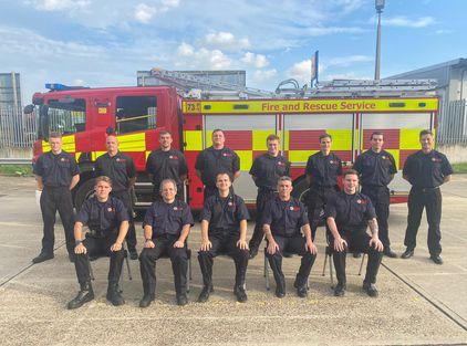 Waltham Abbey firefighters