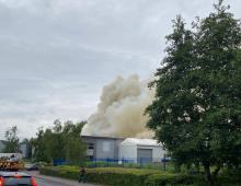 Fire in an industrial unit in Parkway, Harlow