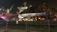 Tilbury Docks Ship Fire